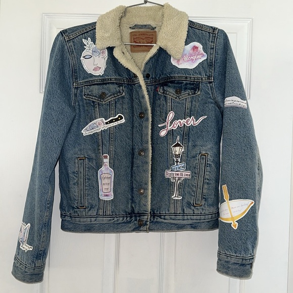 Custom Swift Sherpa/jean jacket - Picture 3 of 15